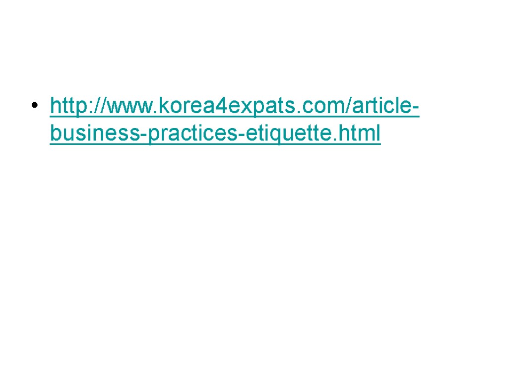 http://www.korea4expats.com/article-business-practices-etiquette.html